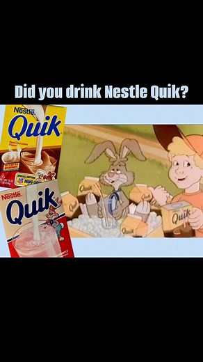 Did you drink Nestle Quik as a kid? Chocolate or Strawberry? . . #retro #nostalgic #vintage #tv #commercial #memories #80s | Recaptured80s