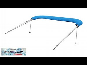 4 Bow Boat Bimini Tops 96"Lx(67"-72")W x 54"H Awning Canopy Pacific Blue Review