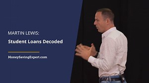 Student Loans Decoded. A 60-minute programme where Martin Lewis takes sixth-formers and parents through how student finance really works and the impact it'll have on your pockets https://mse.me/2XaSqas | MoneySavingExpert.com