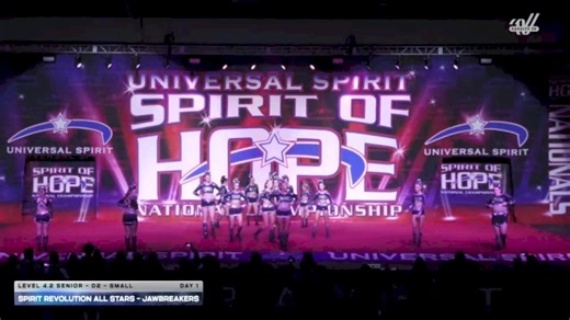 Spirit Revolution All Stars - Jawbreakers [2026 L4.2 Senior - D2 - Small Day 1] 2026 Spirit of Hope Grand Nationals