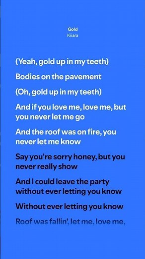 Gold - Kiiara (Lyrics)