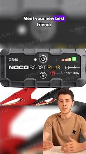 NOCO Boost Plus GB40 1000A UltraSafe Car Battery Jump Starter, 12V Battery Pack, Battery Booste