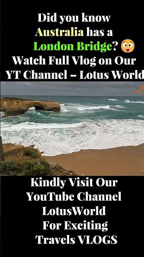 Stunning London Bridge, Great Ocean Road 🇦🇺✨ | Melbourne Travel Short