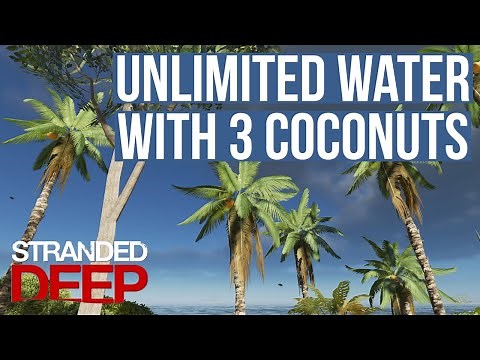 Stranded Deep: How to Prevent Dehydration with an Infinite Coconut Drink Trick!