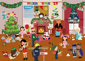 Can you spot the 20 Christmas songs in this baffling festive brain teaser?