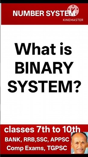 Binary System|What is binary numbers