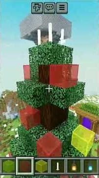 Minecraft Christmas Tree Star Tutorial 🌟 #shorts #christmastree