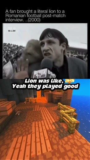 A Fan Brought a LITERAL Lion to a Football Interview 😭🦁