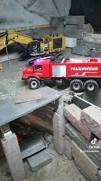 INSANE Mercedes Zetros 6x6 Firetruck Battles Fires with Foam and Water
