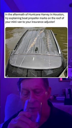 Try Explaining Boat Propeller Marks on The Roof of Your Mini-Van to Your Insurance Adjuster.
