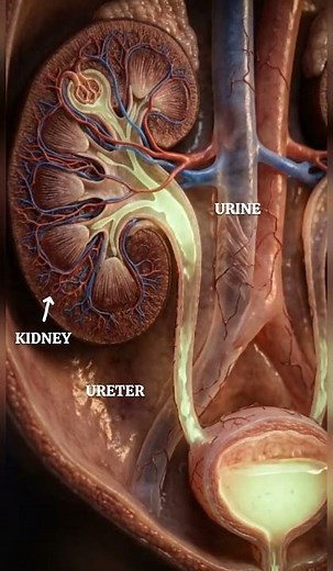 Inside the Kidneys: A Ultra-Realistic 3D Look at Urine Formation