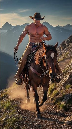 Shirtless Strength of the Wild West Cowboys 🐎💪