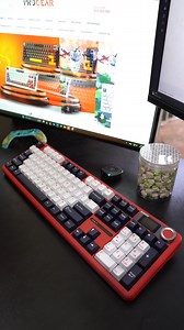 4.8K views | Aula F108 Pro Wireless + Bluetooth HotSwap Mechanical RGB Gaming Keyboard - 100% Wired Hot-Swappable Gasket Mechanical Keyboard - Premium Dual-Tone PBT Keycaps - Five-Layered Sound-Absorbing Padding - Type C detachable cable - Per-Key RGB (Music Rhythm Available through software) - Vibrant RGB Available | Pro Gear | Facebook