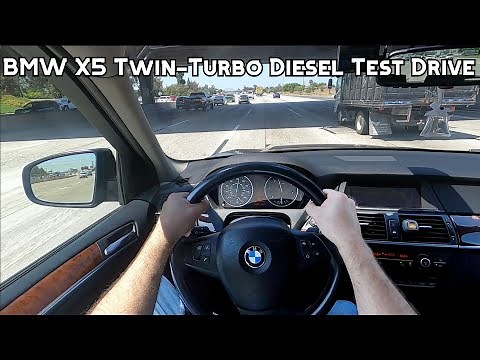 BMW X5 xDrive35d Twin-Turbo Diesel POV Test Drive