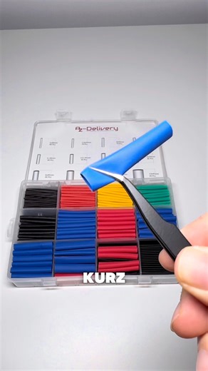 @azdeliveryofficial on Instagram: "Warum Schrumpfschläuche für DIY Projekte #azdelivery #electronics #microelectronica #diy #maker"