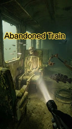 😱The Deep Sea Train Wreck No One Expect.💀 #shorts