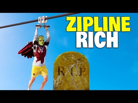 I Built the Most Profitable Zipline Trap Base DURING Halloween - Rust