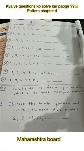 Class 6 maths chapter 4 important questions and answers #ytshorts #viral