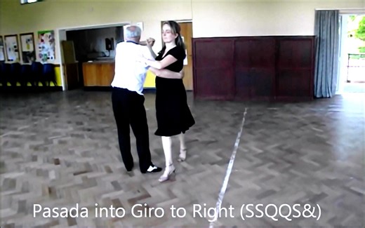 Argentine Tango Lesson 22 - Sacada   Boleo   Giro combination
