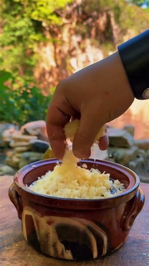 Ultimate Firewood French Onion Soup: Rustic Outdoor Cooking! #Shorts