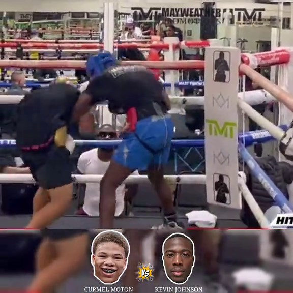 Sparring Intensivo entre Curmel Moton y Kevin Johnson
