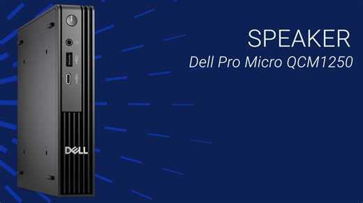 Cómo reemplazar el altavoz en Dell Pro Micro QCM1250