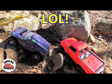Traxxas TRX4 sport VS Tamiya CC01 UNBELIEVABLE but true!