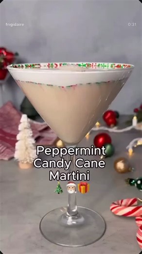 Candy Cane Martini ommmggg…..✨ And yes… it actually comes out looking exactly like this and it’s as simple as it seems. If you’re hosting anything this season, save this one because it’s a crowd-pleaser. INGREDIENTS • Nonpareil sprinkles (red green for the rim) • Ice • 1 tbsp marshmallow fluff • 4 oz RumChata (original or peppermint) • 3 oz vanilla vodka • 2 oz peppermint schnapps (adjust to your mint level) • 2 oz half & half • Mini candy cane (optional garnish) Instructions Rim your glass with