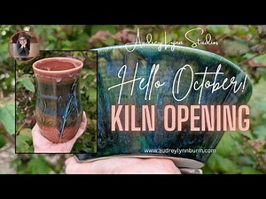 AUDREY'S First October KILN OPENING! Nice Autumn Glaze Combos ALL SHARED!