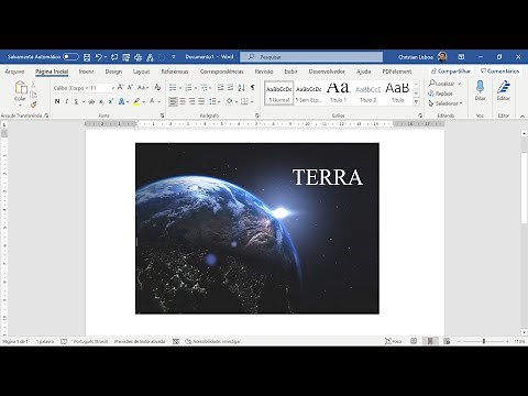 WORD: Como escrever em cima da imagem