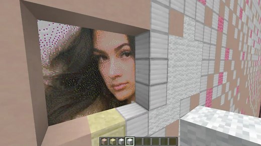 @addisonre in Minecraft! Who should i do next? #minecraft #foryoupage #foryou #minecraftpixelart #viral