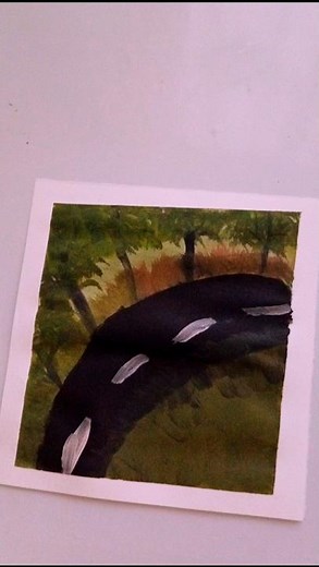 “Simple Landscape Tutorial”#art#shorts