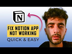 Fix Notion App Not Working on Windows 11/10 (2025 Easy Guide)
