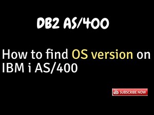 How to find OS version on IBM i AS400