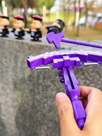 Minecraft slingshot bow and arrow children's toy boy catapult mc weapon enchanted bow archery gi