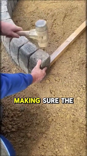 From simple bricks to a lasting doorstep.