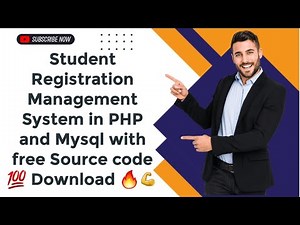 Student Registration Management System in PHP and Mysql with free Source code 💯 Download 🔥💪