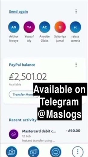 PayPal Logs Cashout method 💯How to cashout PayPal log Method