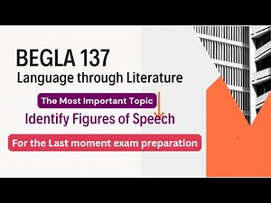 IGNOU BEGLA 137| Identify Figure of Speech| begla 137 Malayalam class