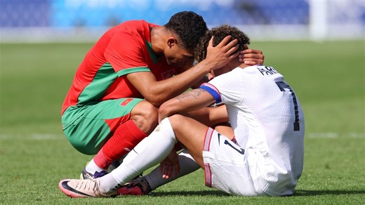 U.S. men's outplayed by Morocco in 4-0 quarterfinal loss