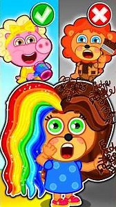 Lion Family | DIY Beauty Salon with Friends | Nursery Rhyme & Song #126
