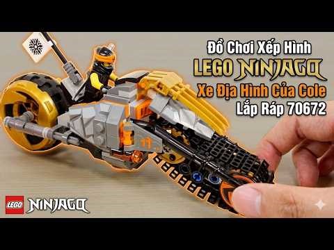 Đồ Chơi Xếp Hình LEGO NINJAGO Lắp Ráp Xe Địa Hình Của Cole 70672 I Sooka Kids