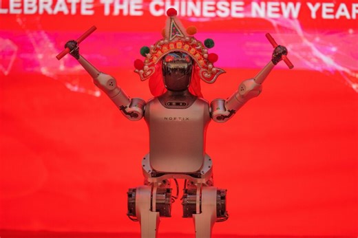 People — and robots — are getting ready to celebrate the Lunar New Year in China