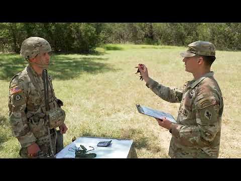EFMB Warrior Skills 05 - Transmit a Spot Report with a Tactical Man Pack Radio