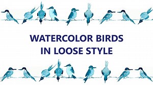 Paint Watercolor Birds in Loose Style : Step by Step Watercolor Painting | Meenakshi Muthuraman | Skillshare
