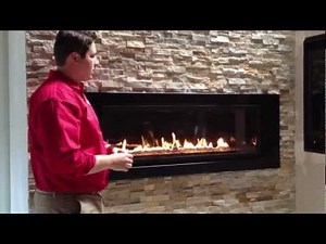 Napoleon Linear Gas Fireplace LV50 Propane Natural Gas Product Review LV502