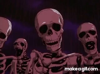Berserk Skeleton Staring Meme Template on Make a GIF