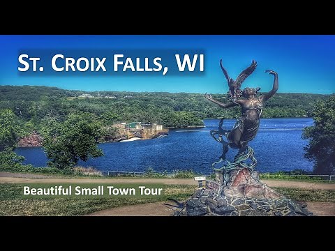 St. Croix Falls, WI | A 4K City Walking Tour