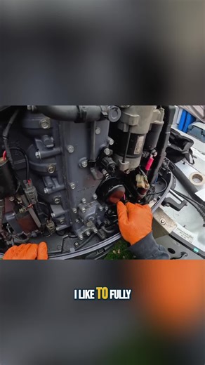 Always install a fresh crush washer on your oil drain plug. Prevent leaks and protect your driveway. #MarineMechanic #OilChange #YamahaOutboards #BoatMaintenance #PartsVu | PartsVu