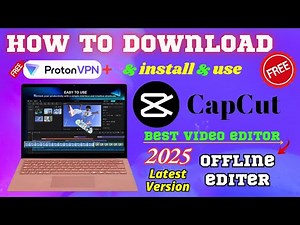 How to download and install CAPCUT on PC & LAP | With best vpn for capcut | Full guide !! | #CapCut